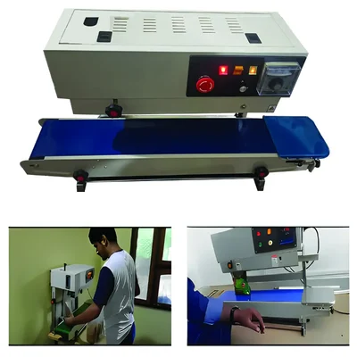 Commercial Continuous MS Vertical Band Sealing Machine, 8-10 mm, 650 Watts